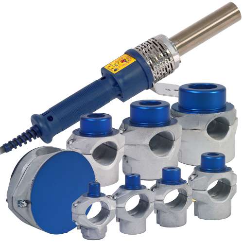 DYTRON D04105 Set P-4a 650W TW PROFI blue (16-63, 100) паяльник ППР труб с насадками