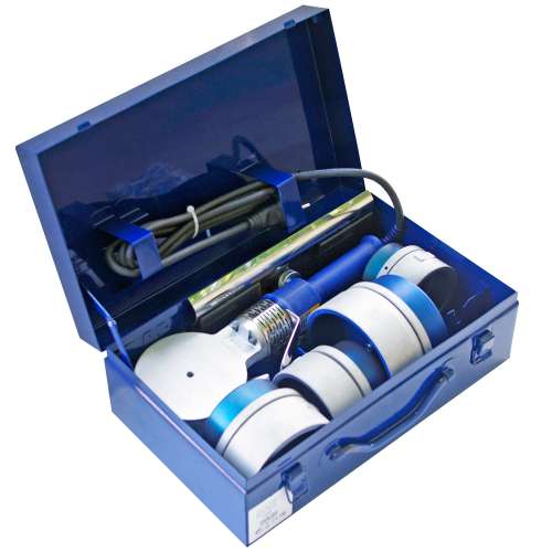 DYTRON D36641 Set P-4b 1200W TW Plus PROFI blue (75-125) паяльник для пластиковых труб