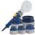 DYTRON D38256 Set P-4a 1200W TW PROFI blue (63-125) паяльник для труб с насадками